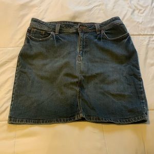 Riders Copper Collection Denim MidRise Skirt Size 11/12